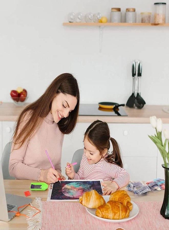 SVULINT 5D Diamond Painting Kit, 30 * 40cm for Adults & Kids, Art Wall Hangings Super Scene for Home Wall Decor (A) - Image 4
